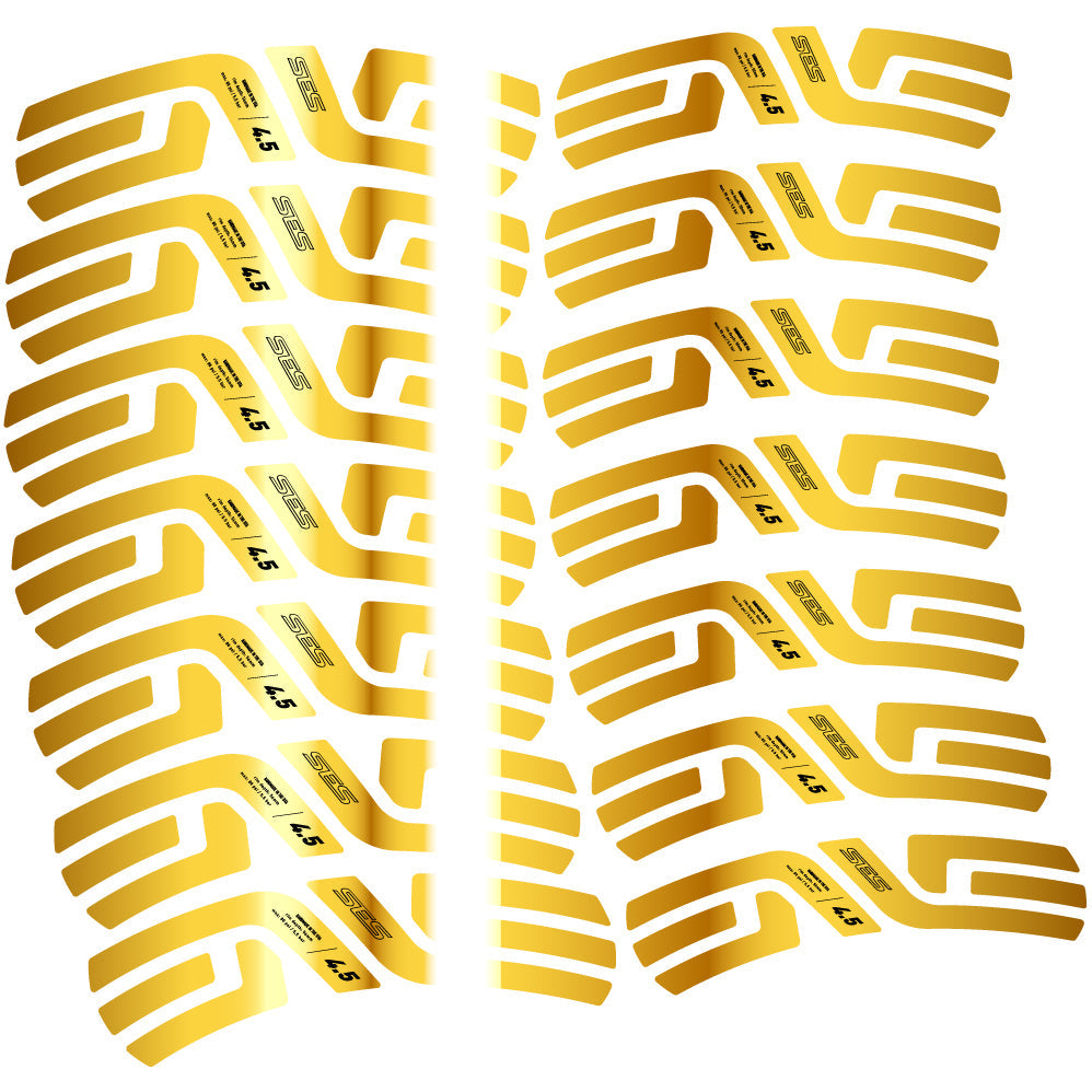 Stickers Enve Ses 4.5, Route profile 48 & 56mm compatibles Autocollants roues Route