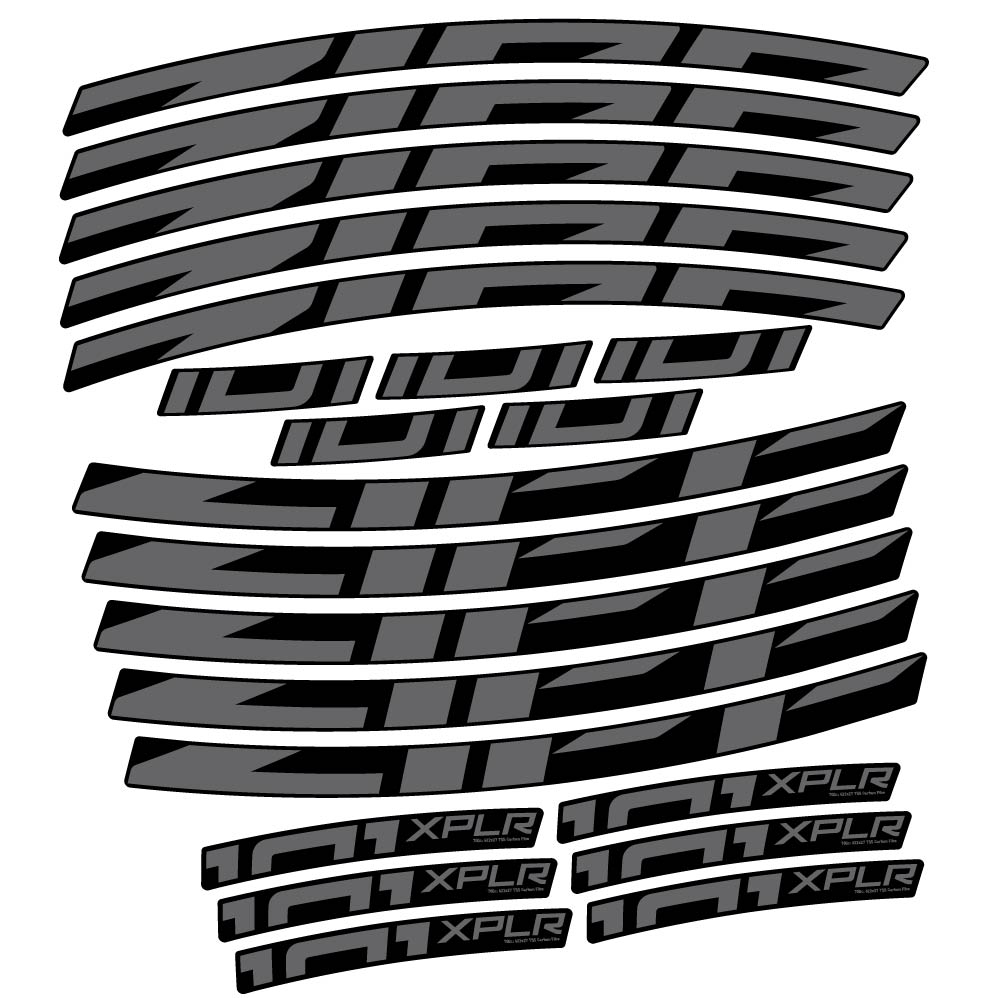 Stickers Zipp 101 XPLR compatibles Autocollants roues Route