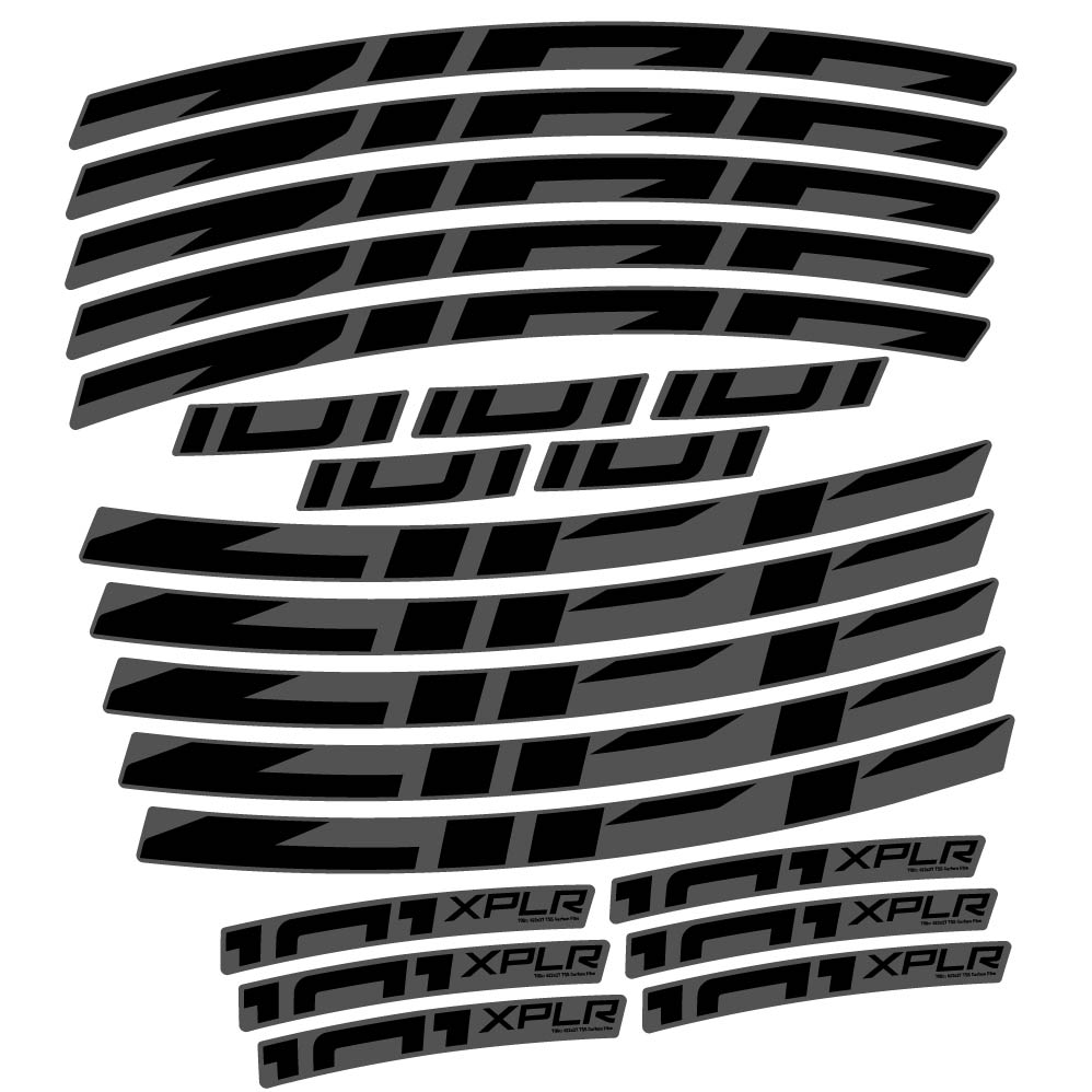 Stickers Zipp 101 XPLR compatibles Autocollants roues Route
