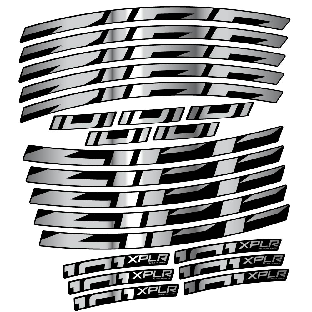 Stickers Zipp 101 XPLR compatibles Autocollants roues Route