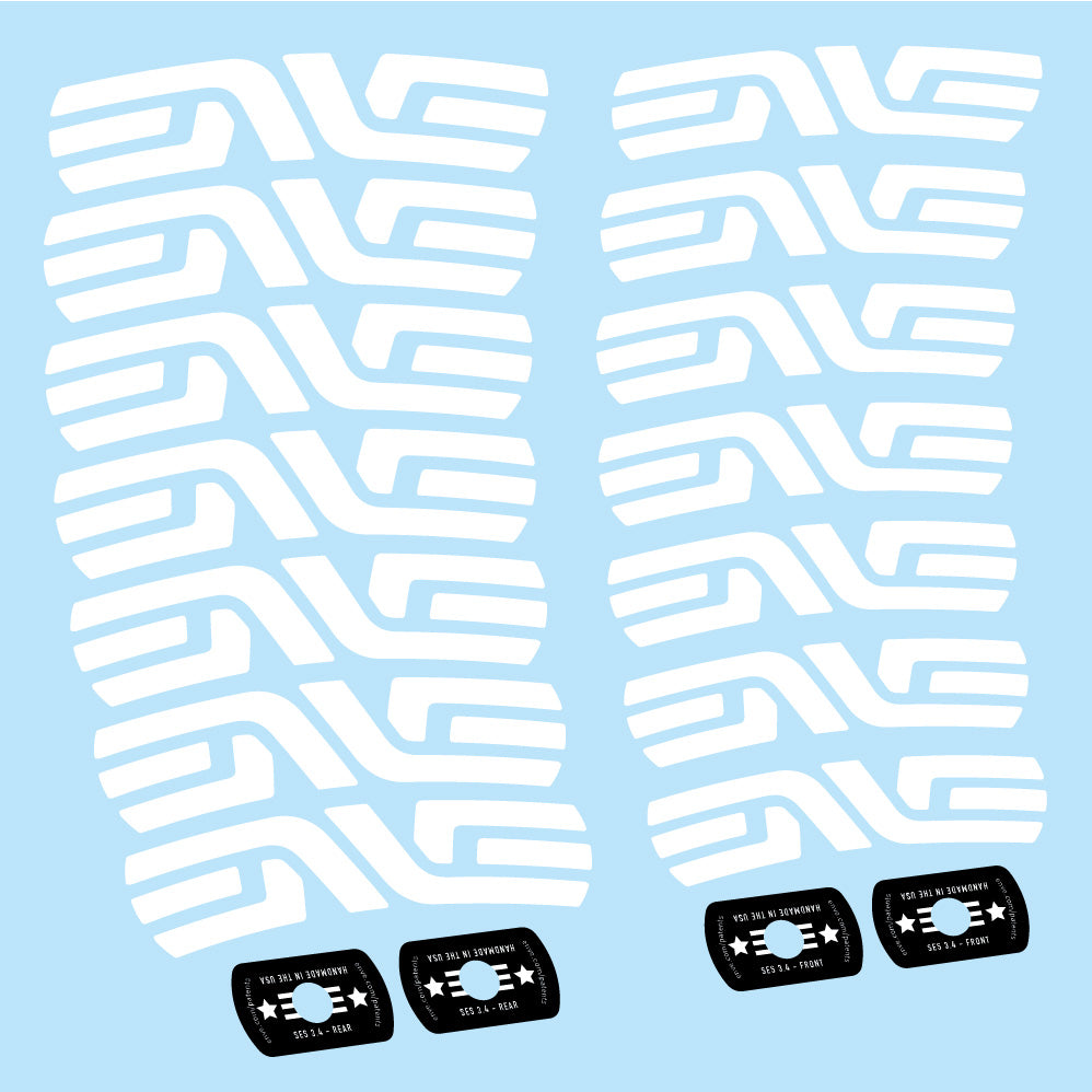 Stickers Enve SES 3.4 20162020 Track, Route 20+24mm compatibles Autocollants roues Route 20"