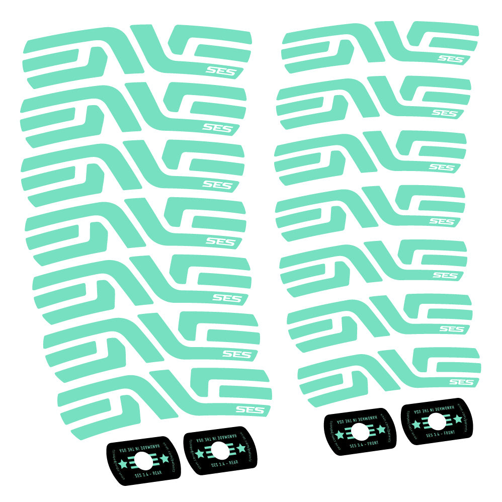 Stickers Enve SES 3.4 20162020 Track, Route 20+24mm compatibles Autocollants roues Route 20"