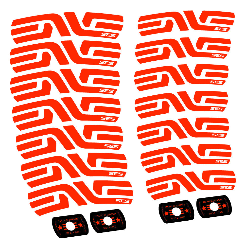 Stickers Enve SES 3.4 20162020 Track, Route 20+24mm compatibles Autocollants roues Route 20"