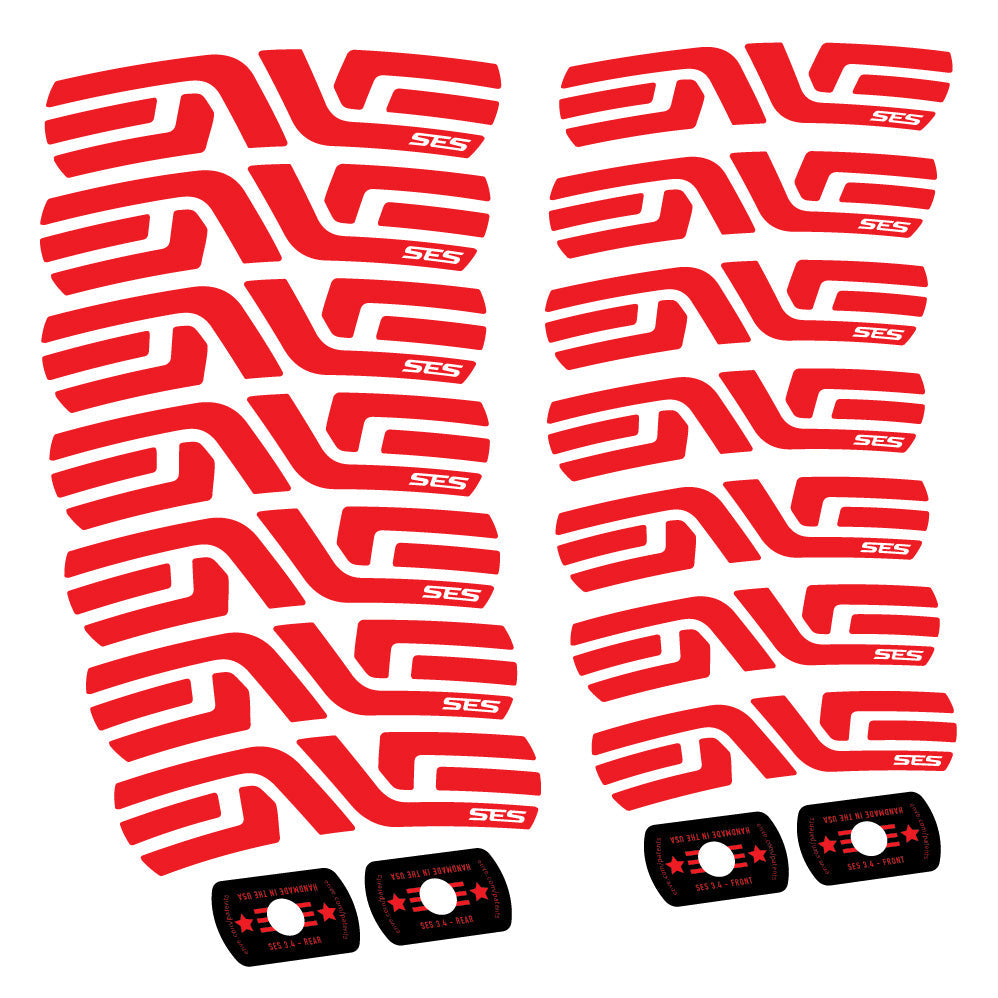 Stickers Enve SES 3.4 20162020 Track, Route 20+24mm compatibles Autocollants roues Route 20"