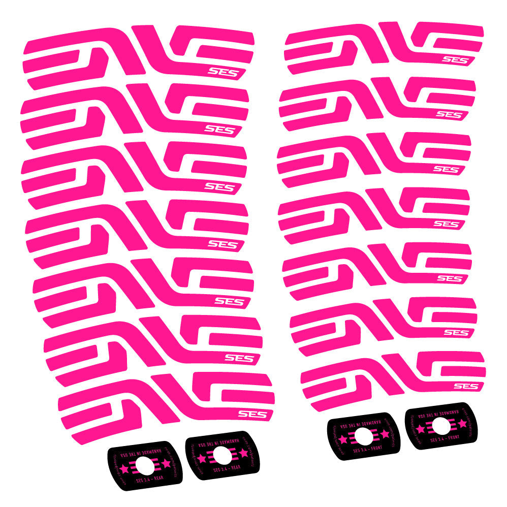 Stickers Enve SES 3.4 20162020 Track, Route 20+24mm compatibles Autocollants roues Route 20"