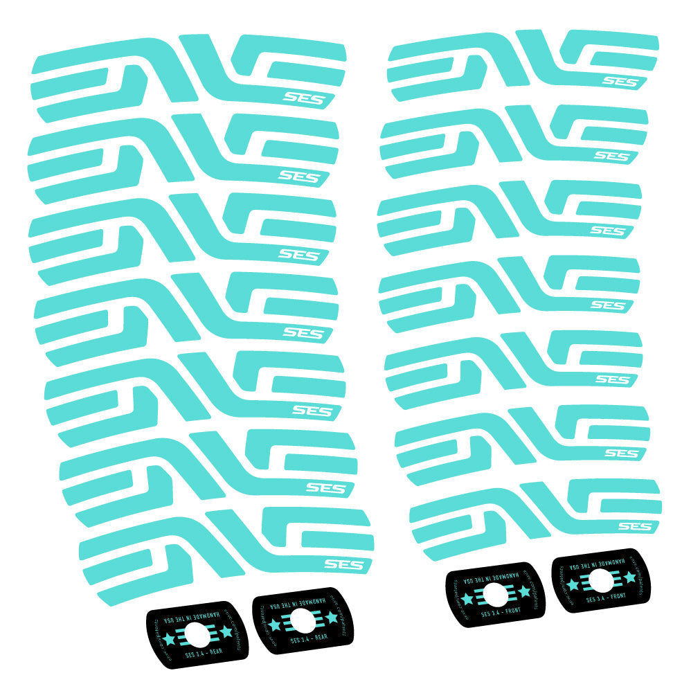 Stickers Enve SES 3.4 20162020 Track, Route 20+24mm compatibles Autocollants roues Route 20"