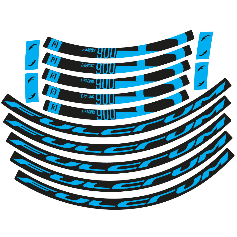 Stickers Fulcrum Racing 900 compatibles - Autocollants roue vélo route