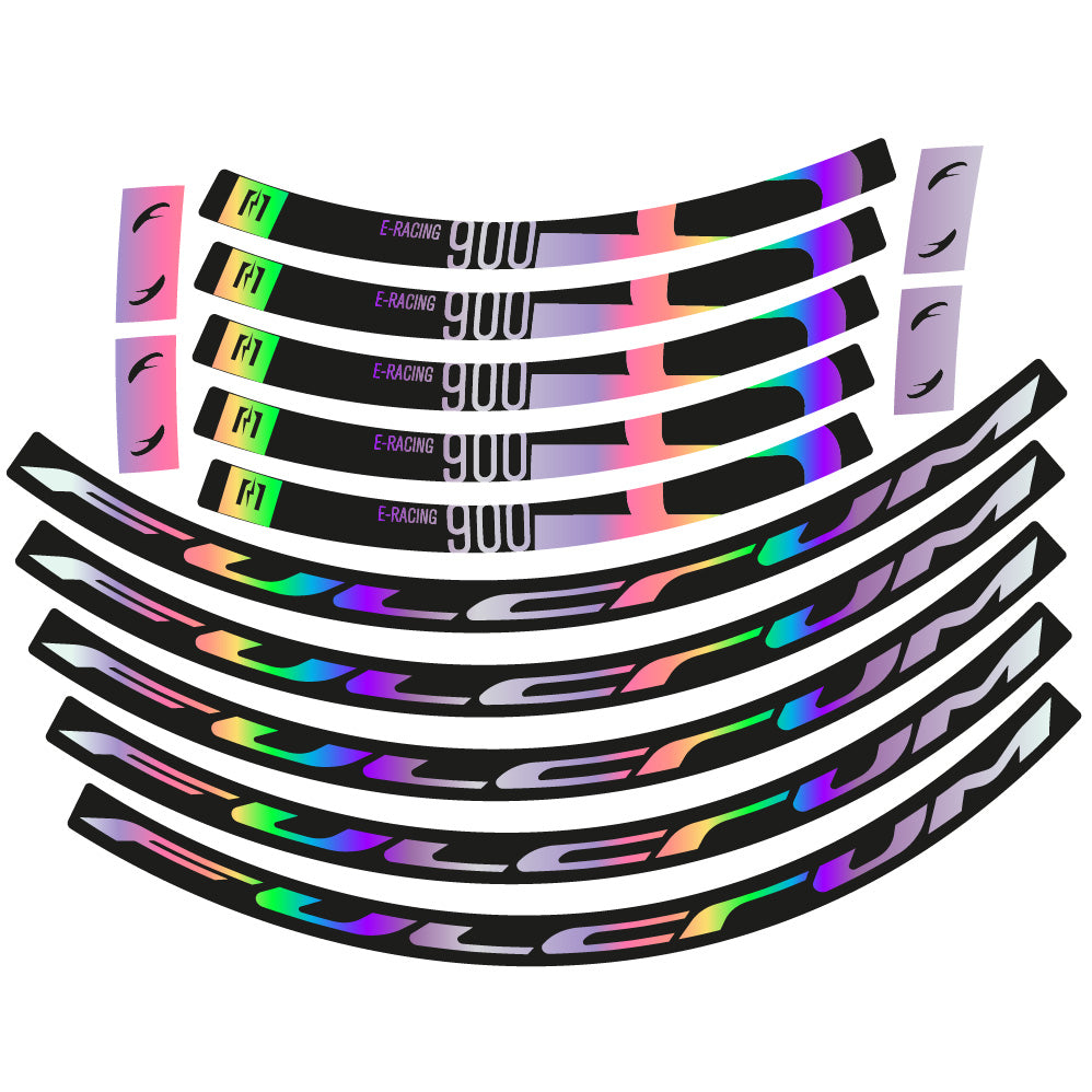 Stickers Fulcrum Racing 900 compatibles - Autocollants roue vélo route