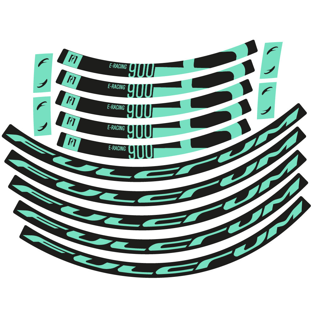 Stickers Fulcrum Racing 900 compatibles - Autocollants roue vélo route
