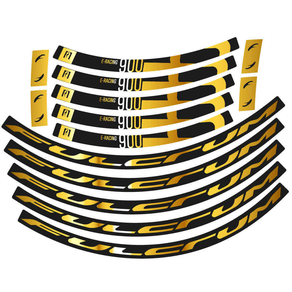 Stickers Fulcrum Racing 900 compatibles - Autocollants roue vélo route