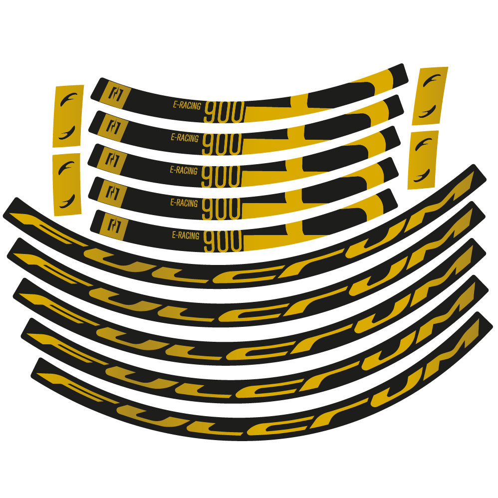 Stickers Fulcrum Racing 900 compatibles - Autocollants roue vélo route