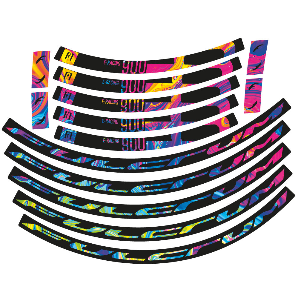 Stickers Fulcrum Racing 900 compatibles Autocollants roues Route