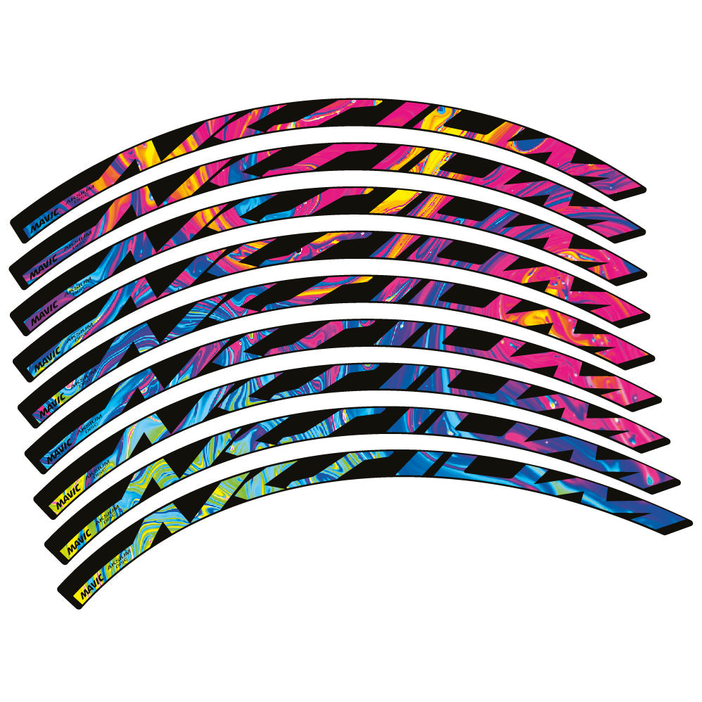 Stickers Mavic Aksium Disc compatibles Autocollants roues Route