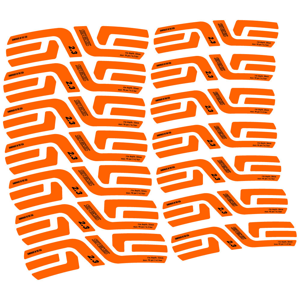 Stickers Enve Ses 2.3, Route profile 28 & 32mm compatibles Autocollants roues Route
