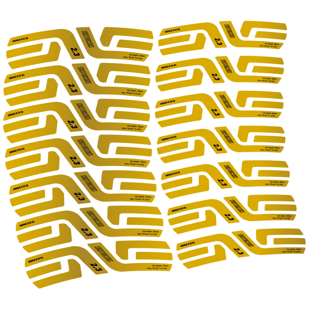 Stickers Enve Ses 2.3, Route profile 28 & 32mm compatibles Autocollants roues Route
