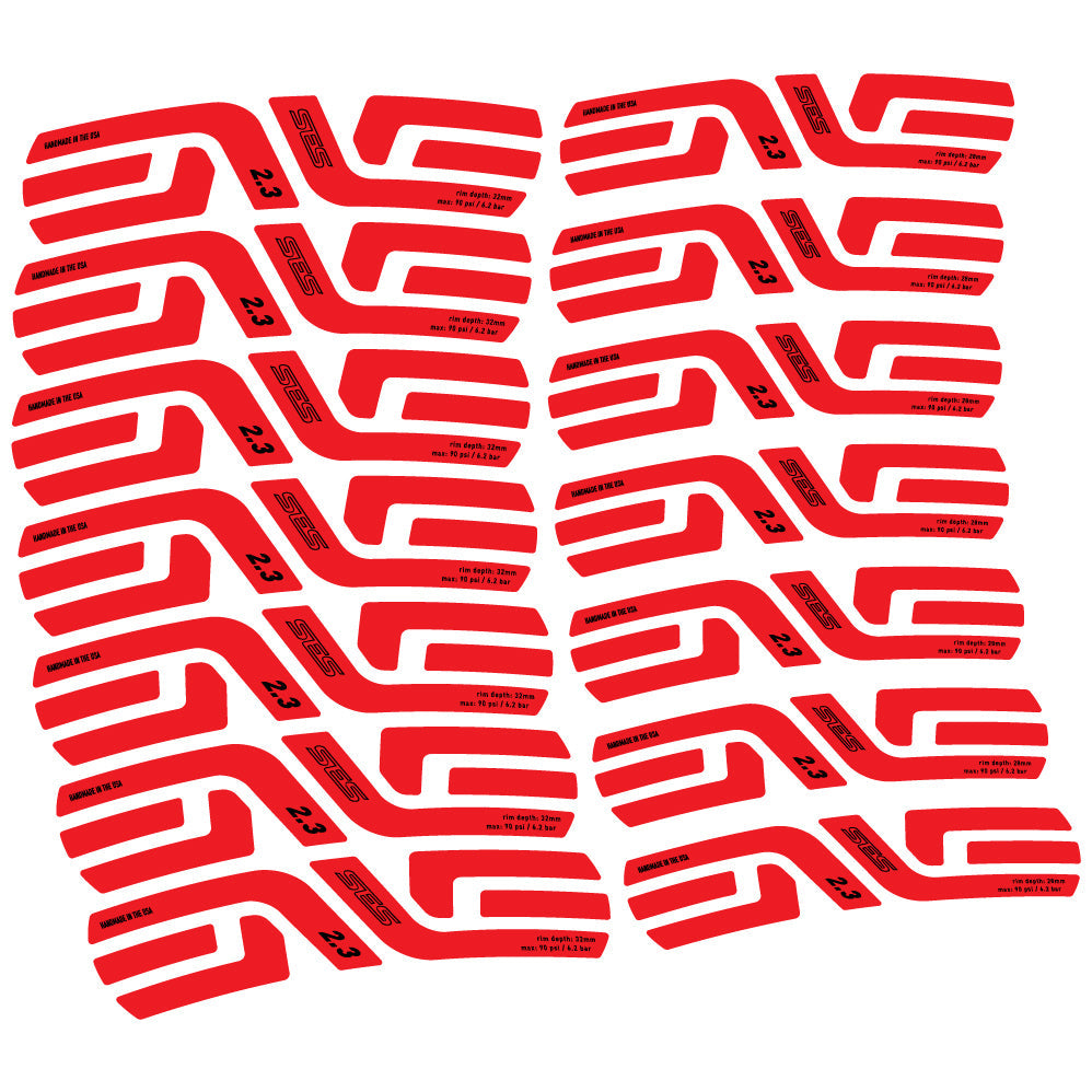 Stickers Enve Ses 2.3, Route profile 28 & 32mm compatibles Autocollants roues Route