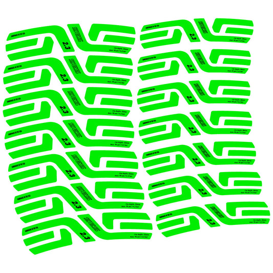 Stickers Enve Ses 2.3, Route profile 28 & 32mm compatibles Autocollants roues Route