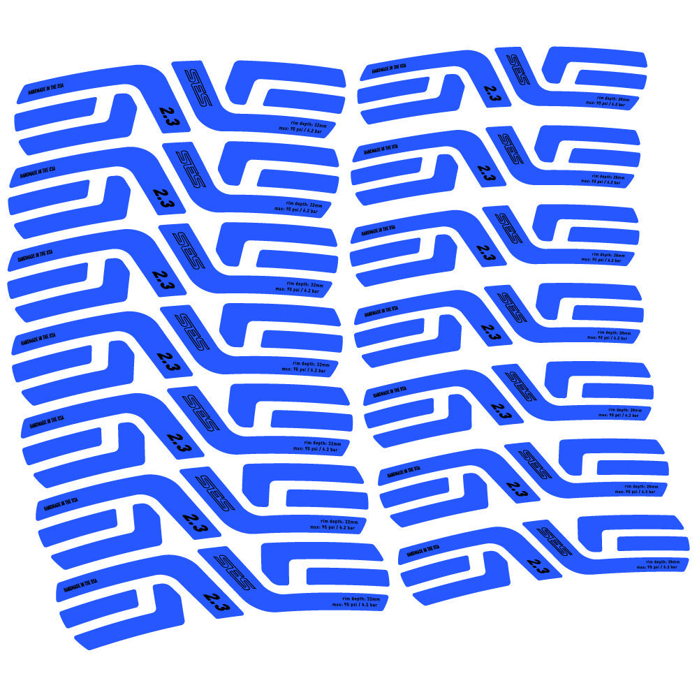 Stickers Enve Ses 2.3, Route profile 28 & 32mm compatibles Autocollants roues Route