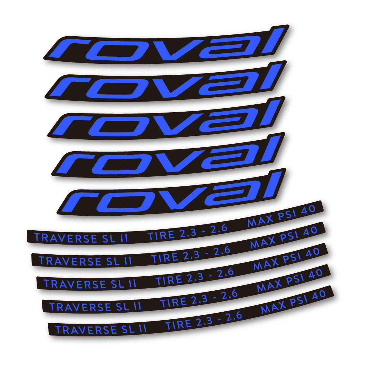 Stickers roue VTT Roval Traverse SL II 29 2023 autocollant vinyle