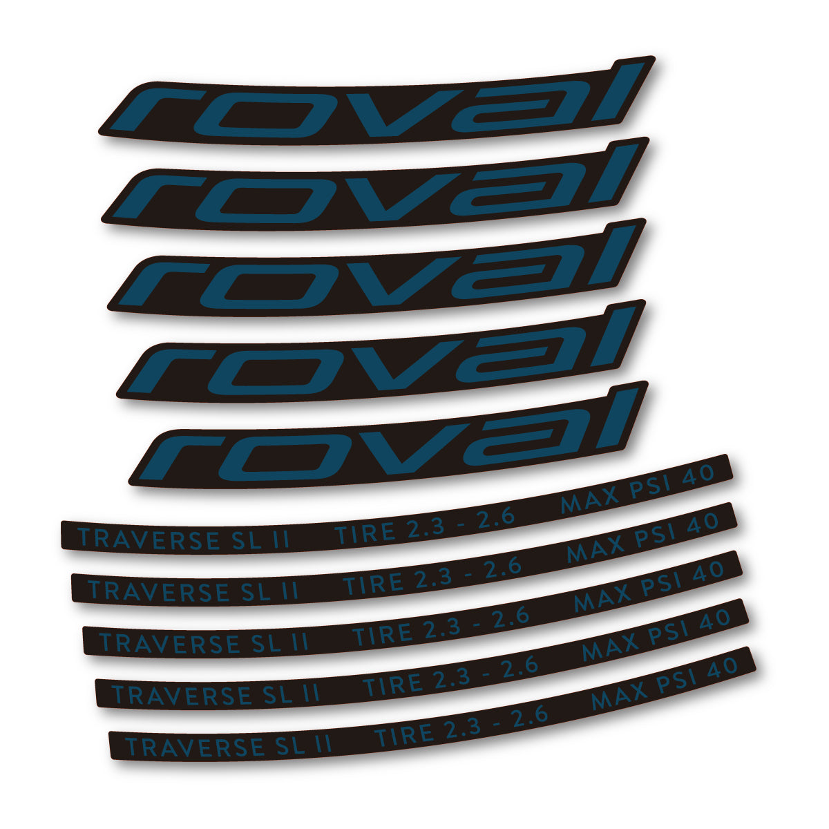 Stickers roue VTT Roval Traverse SL II 29 2023 autocollant vinyle