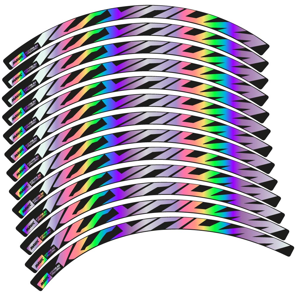 Stickers Mavic Ksyrium Disc compatibles Autocollants roues Route
