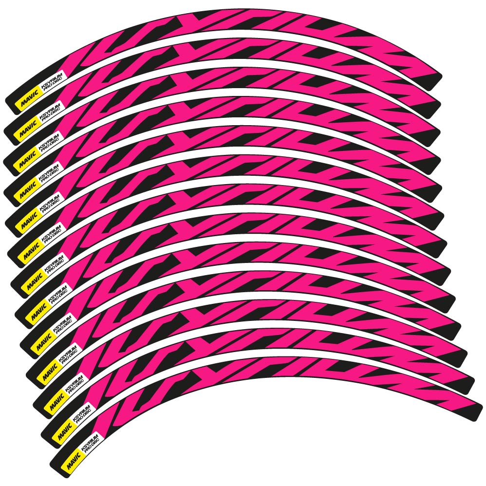 Stickers Mavic Ksyrium Disc compatibles Autocollants roues Route