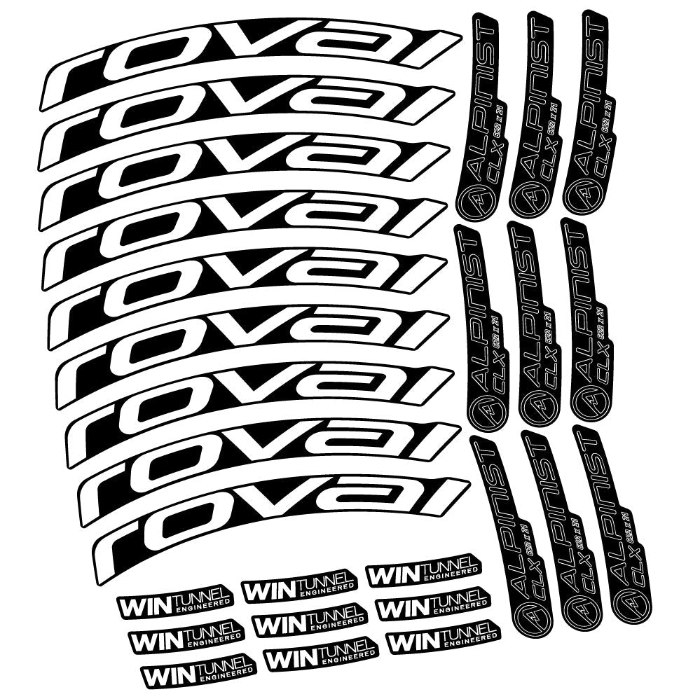 Stickers Roval Alpinist CLX compatibles Autocollants roues Route