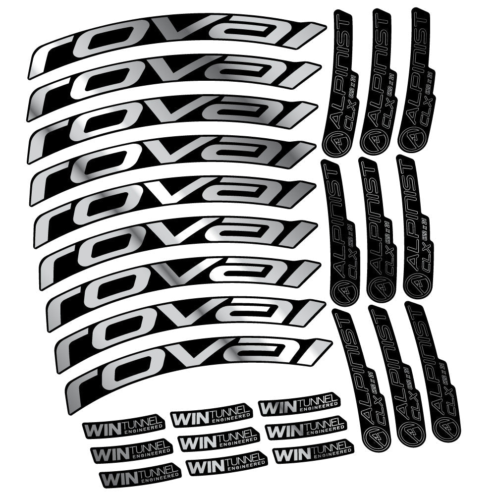 Stickers Roval Alpinist CLX compatibles Autocollants roues Route