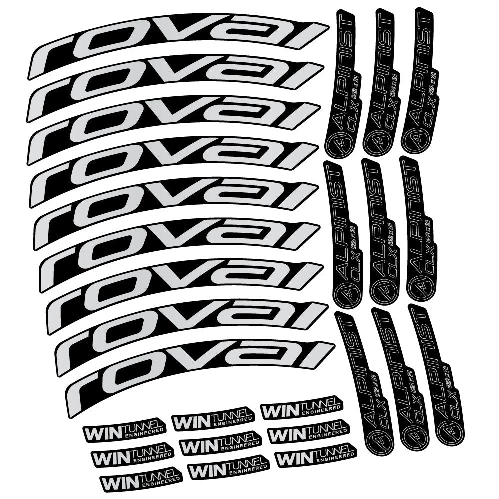 Stickers Roval Alpinist CLX compatibles Autocollants roues Route