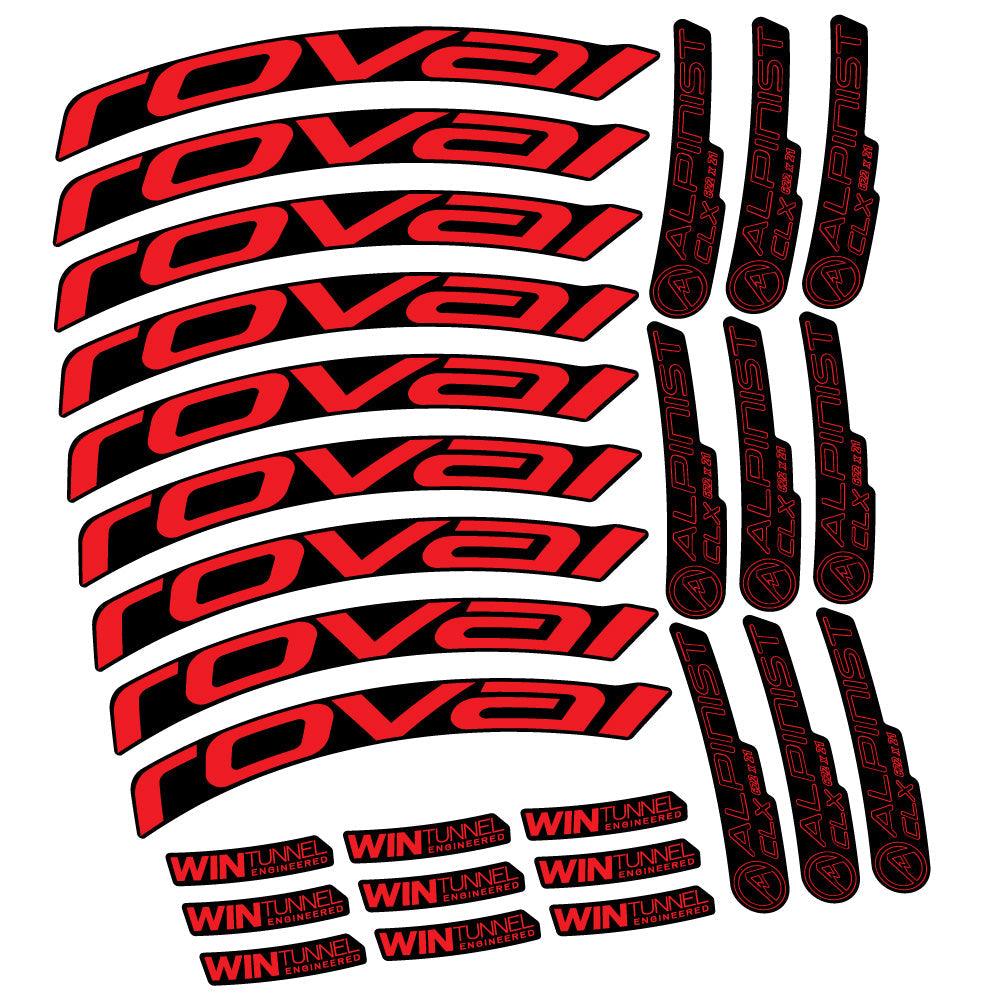 Stickers Roval Alpinist CLX compatibles Autocollants roues Route
