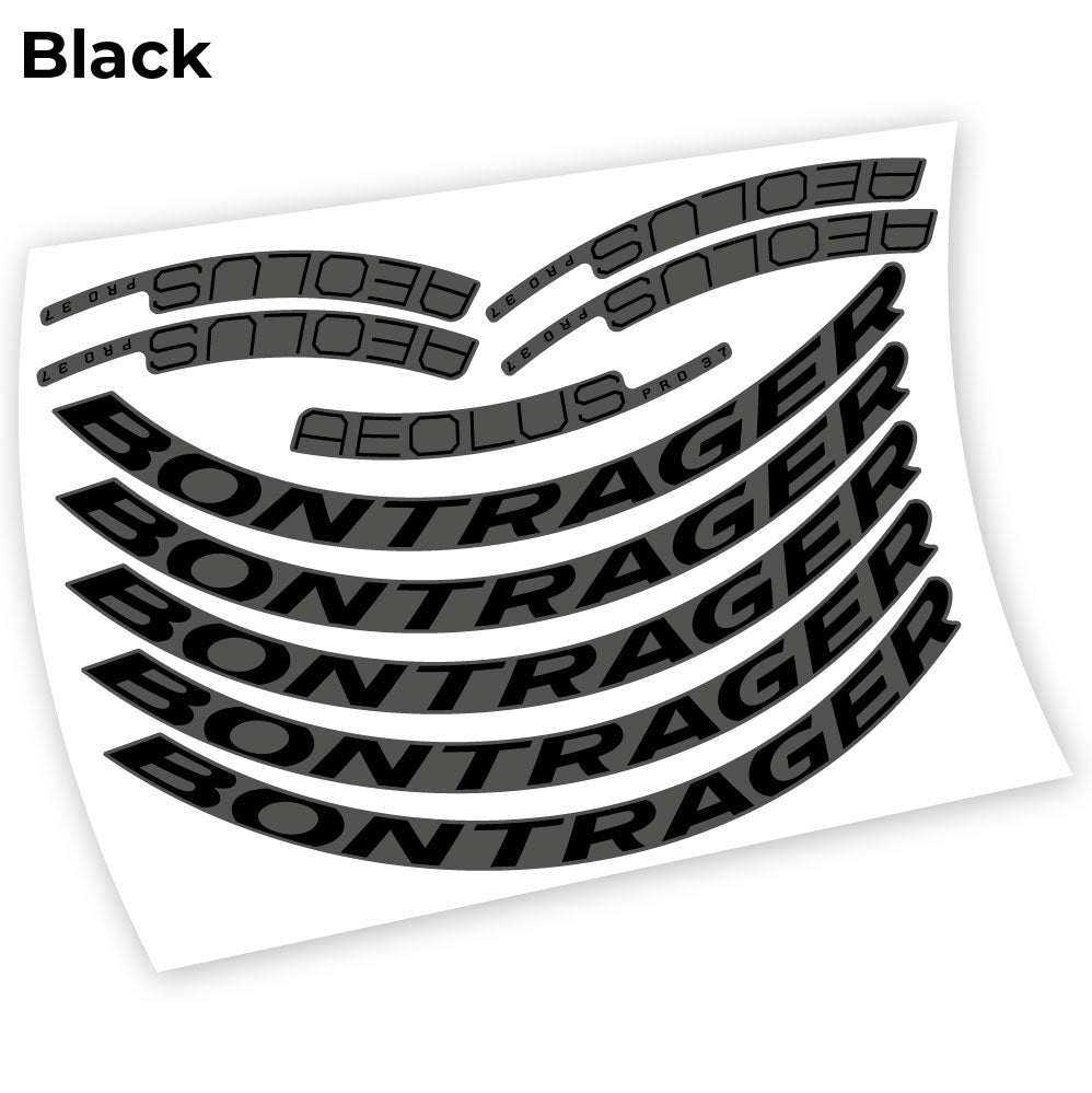 Stickers Bontrager Aeolus Pro 37 compatibles Autocollants roues Route
