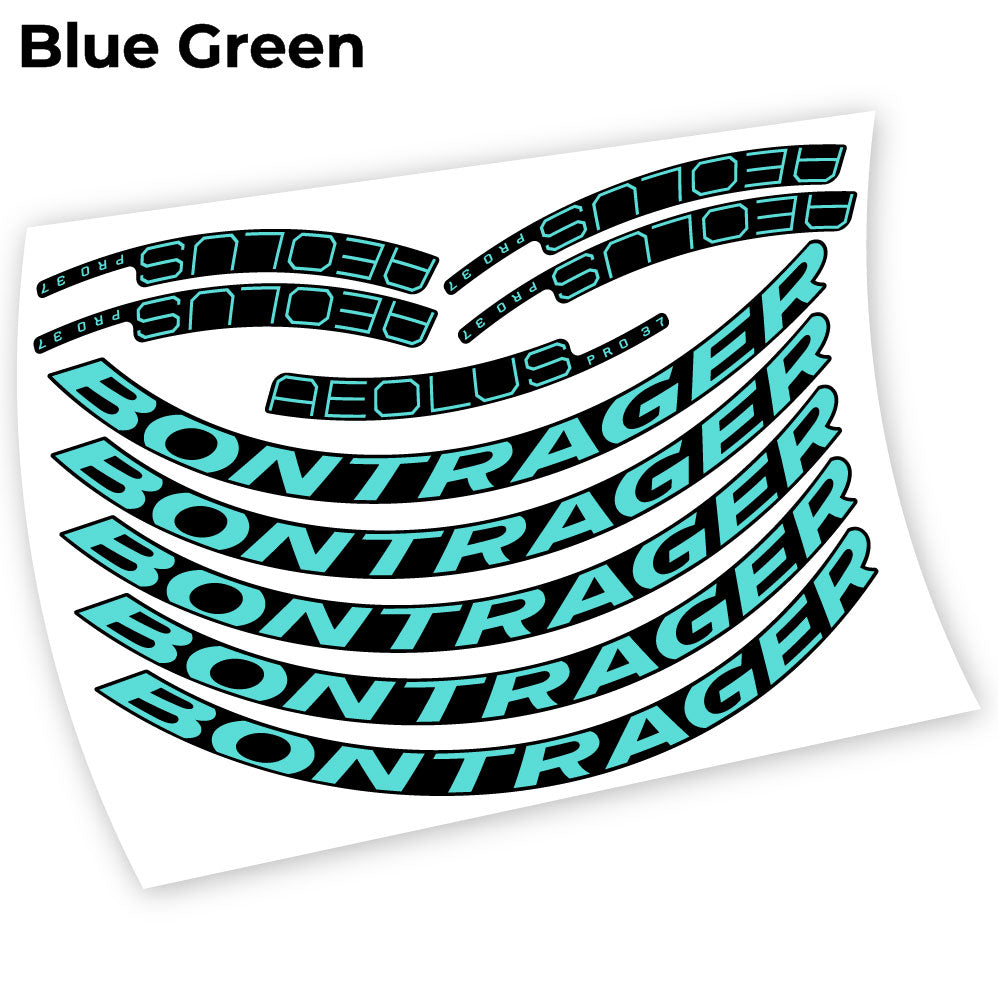 Stickers Bontrager Aeolus Pro 37 compatibles Autocollants roues Route