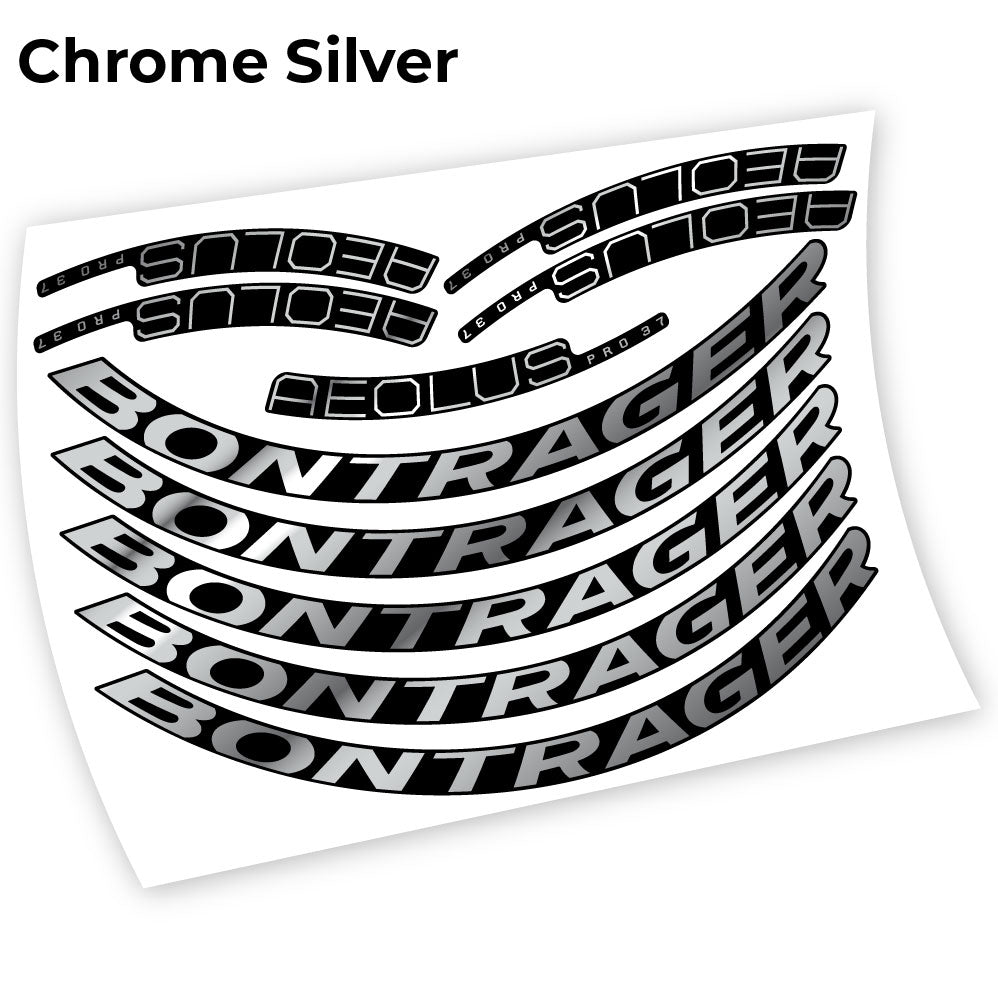 Stickers Bontrager Aeolus Pro 37 compatibles Autocollants roues Route
