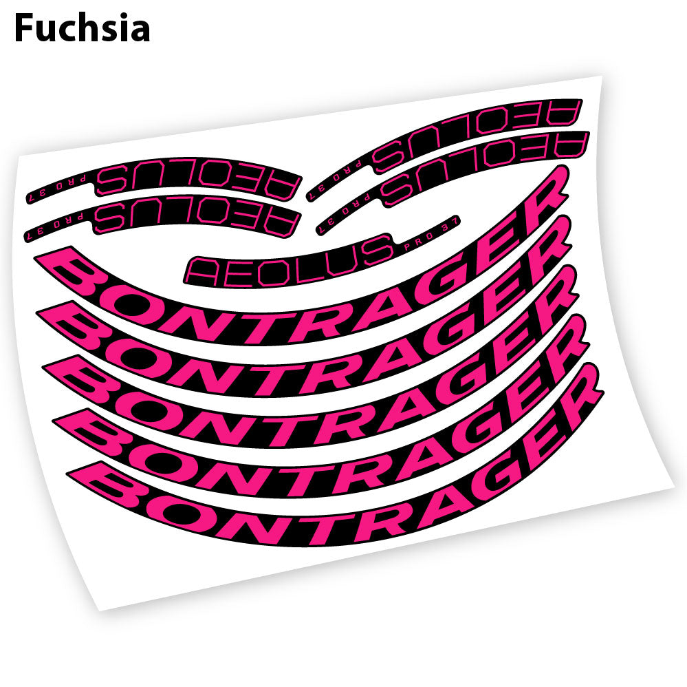 Stickers Bontrager Aeolus Pro 37 compatibles Autocollants roues Route