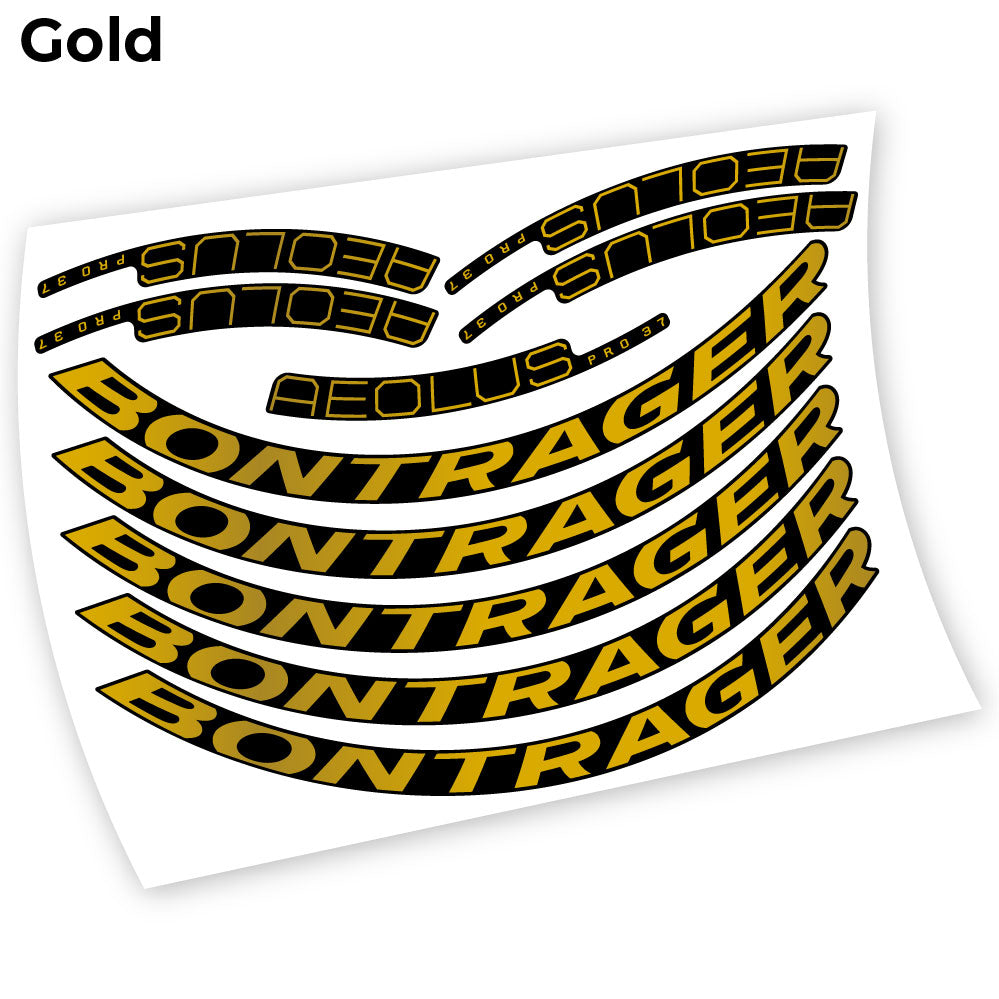 Stickers Bontrager Aeolus Pro 37 compatibles Autocollants roues Route