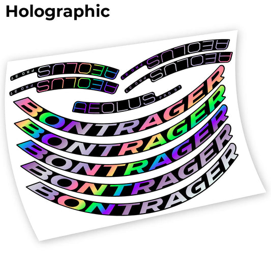 Stickers Bontrager Aeolus Pro 37 compatibles Autocollants roues Route