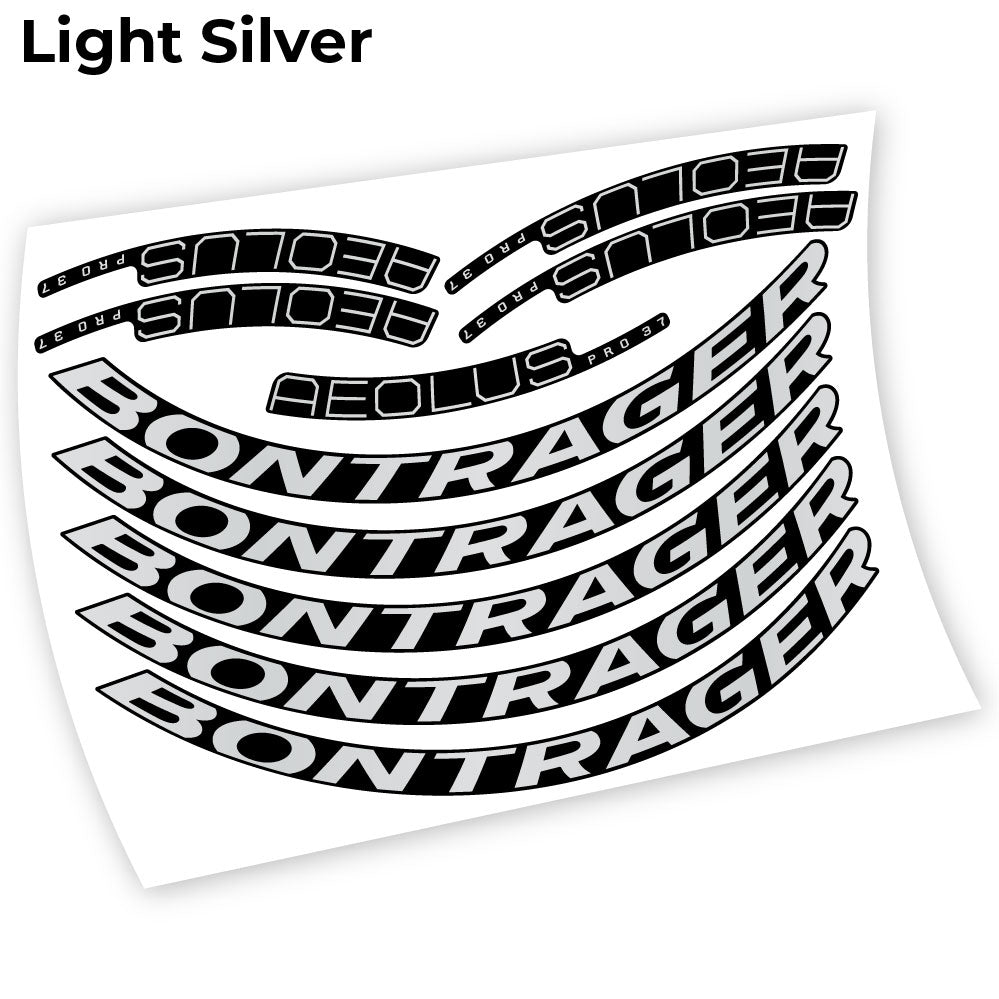 Stickers Bontrager Aeolus Pro 37 compatibles Autocollants roues Route