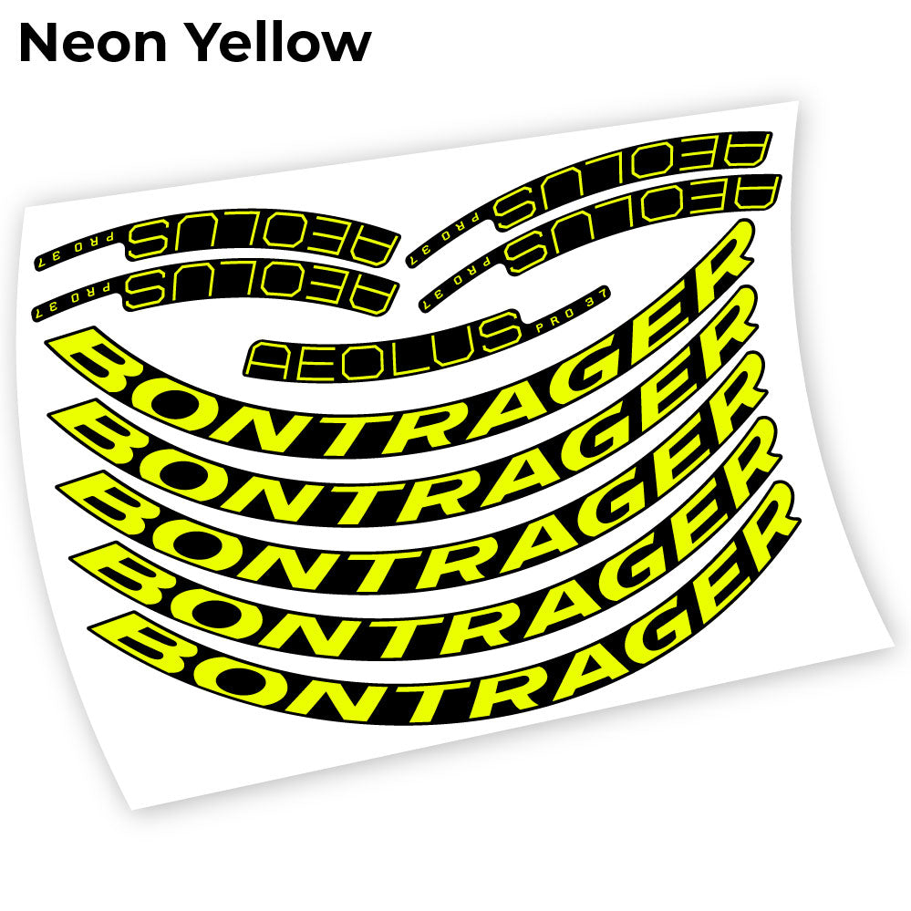 Stickers Bontrager Aeolus Pro 37 compatibles Autocollants roues Route