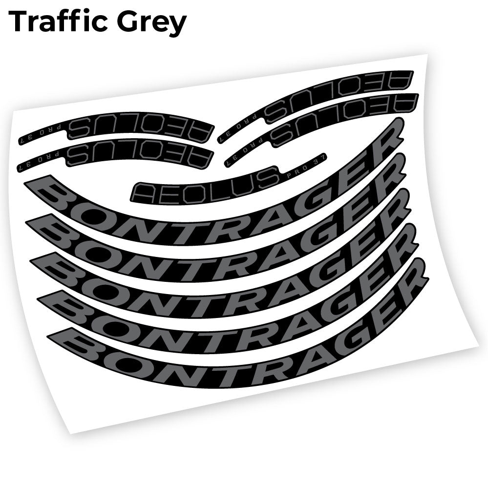 Stickers Bontrager Aeolus Pro 37 compatibles Autocollants roues Route