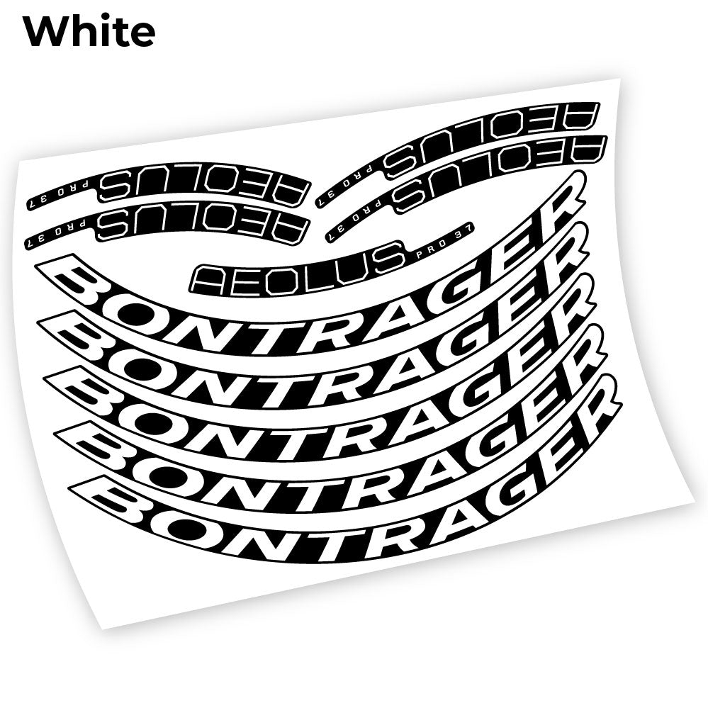 Stickers Bontrager Aeolus Pro 37 compatibles Autocollants roues Route