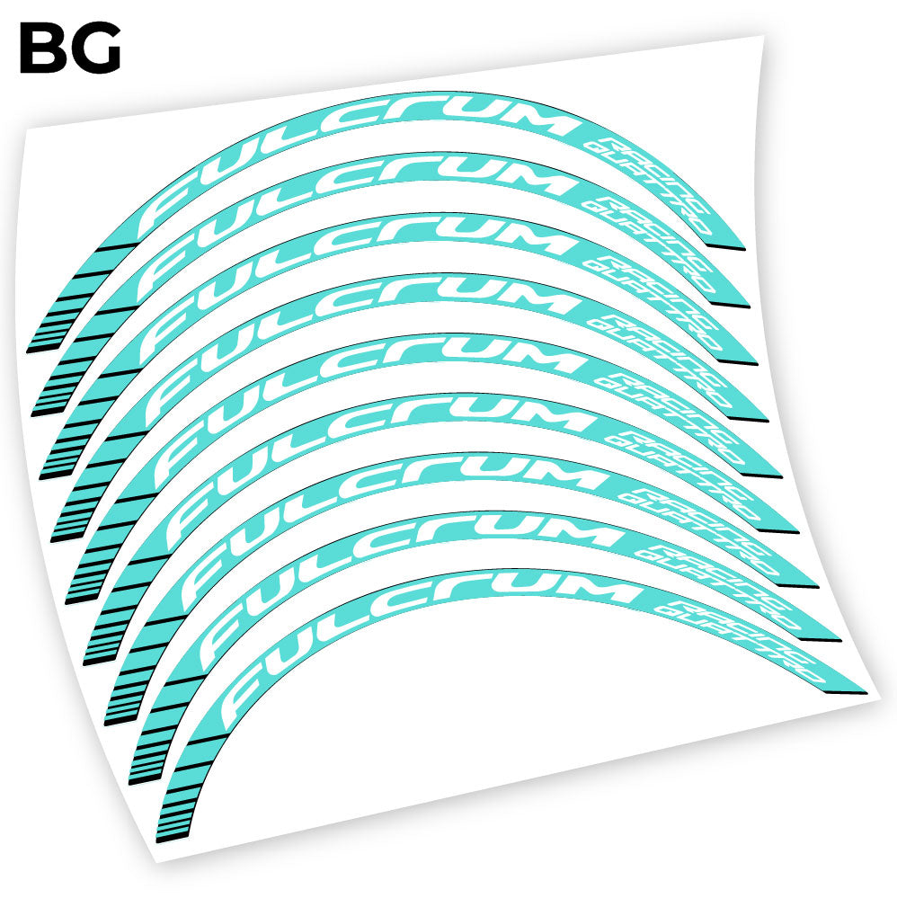 Stickers Fulcrum Racing Quattro, road compatibles Autocollants roues Route