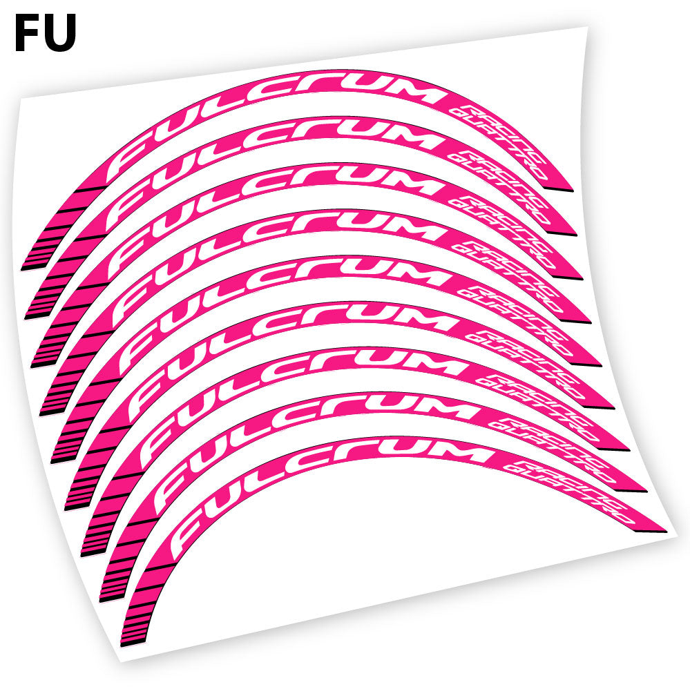Stickers Fulcrum Racing Quattro, road compatibles Autocollants roues Route