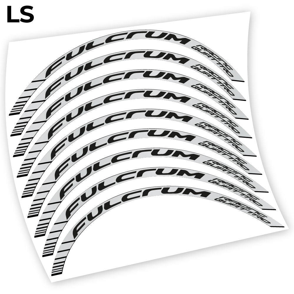 Stickers Fulcrum Racing Quattro, road compatibles Autocollants roues Route