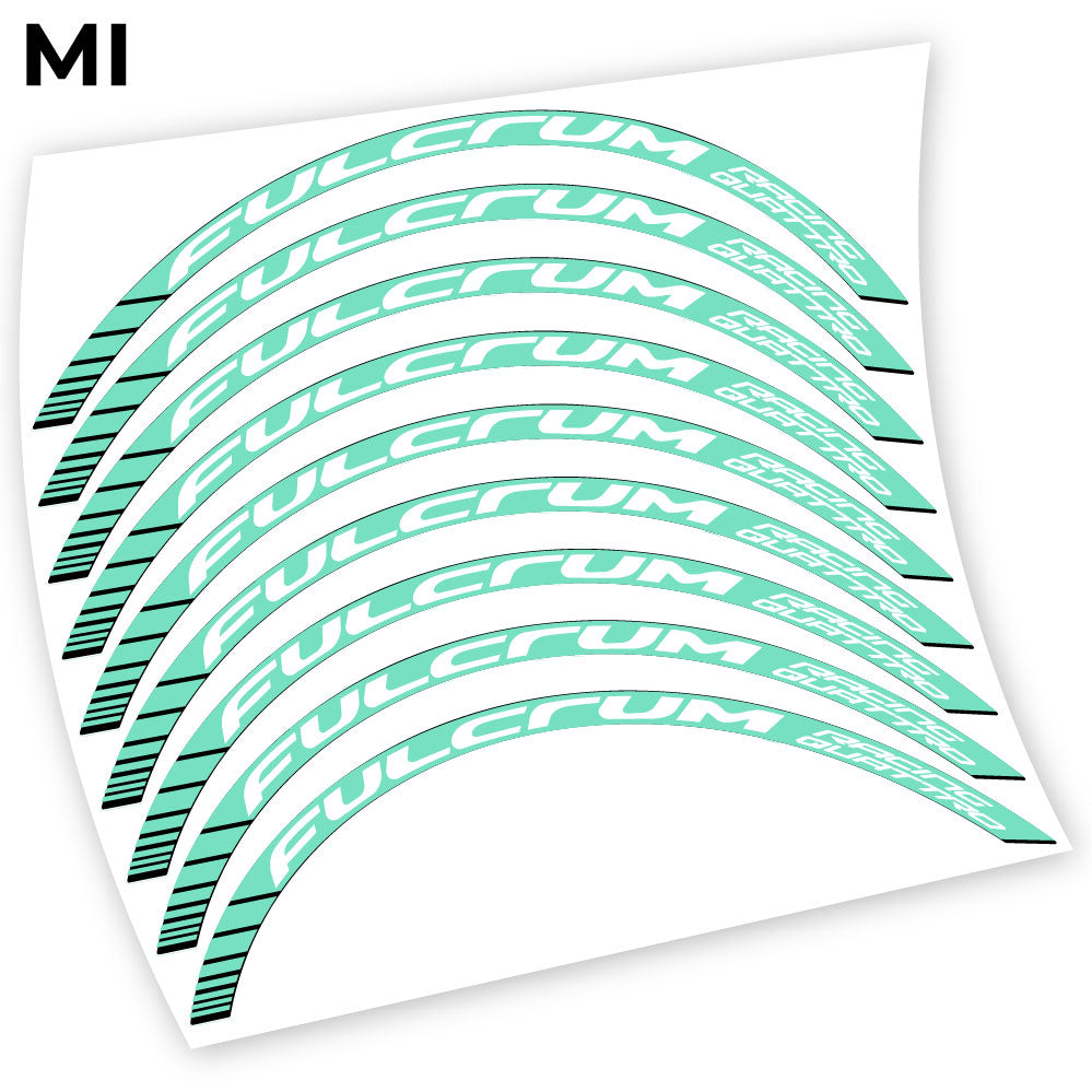Stickers Fulcrum Racing Quattro, road compatibles Autocollants roues Route