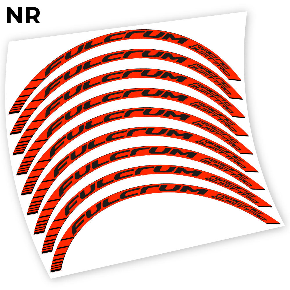 Stickers Fulcrum Racing Quattro, road compatibles Autocollants roues Route