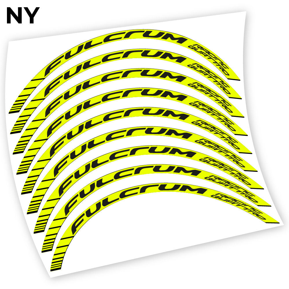 Stickers Fulcrum Racing Quattro, road compatibles Autocollants roues Route