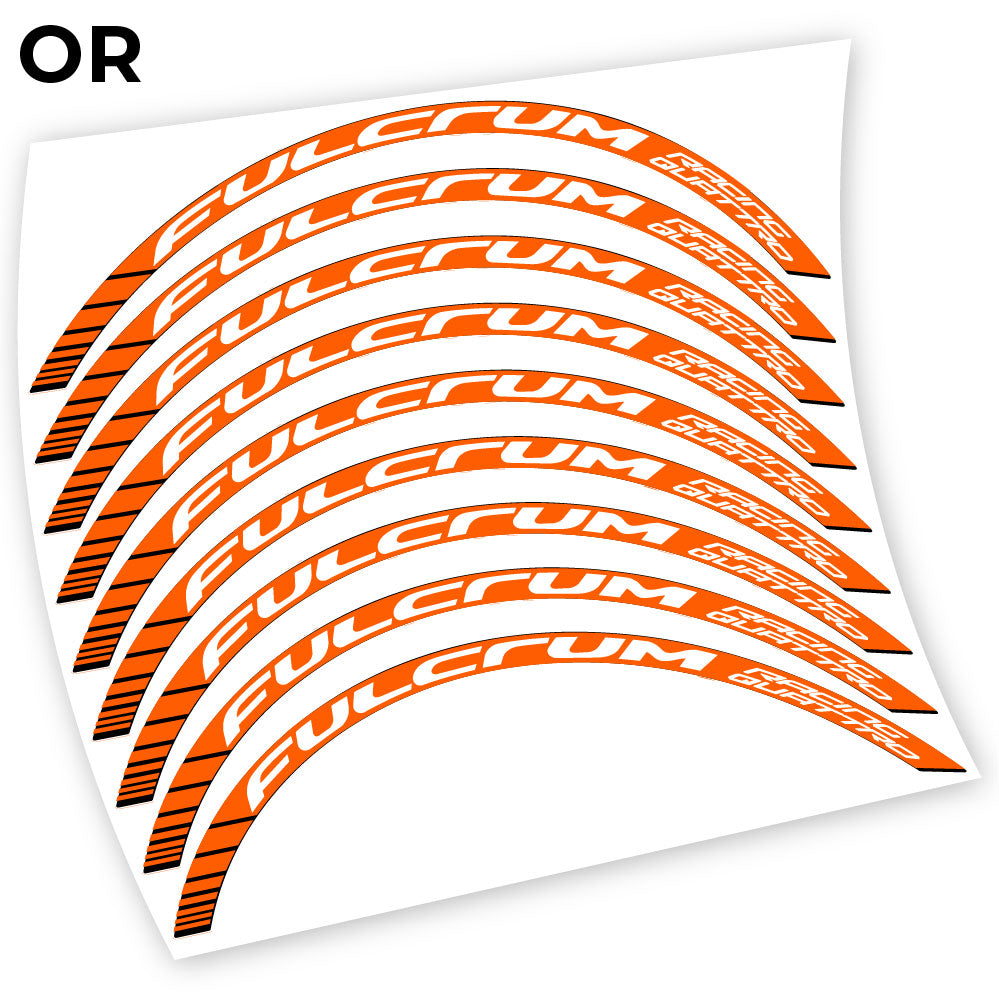 Stickers Fulcrum Racing Quattro, road compatibles Autocollants roues Route