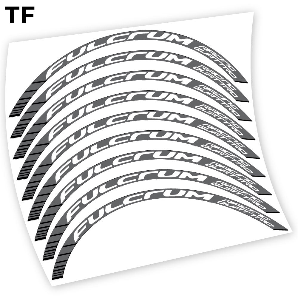 Stickers Fulcrum Racing Quattro, road compatibles Autocollants roues Route