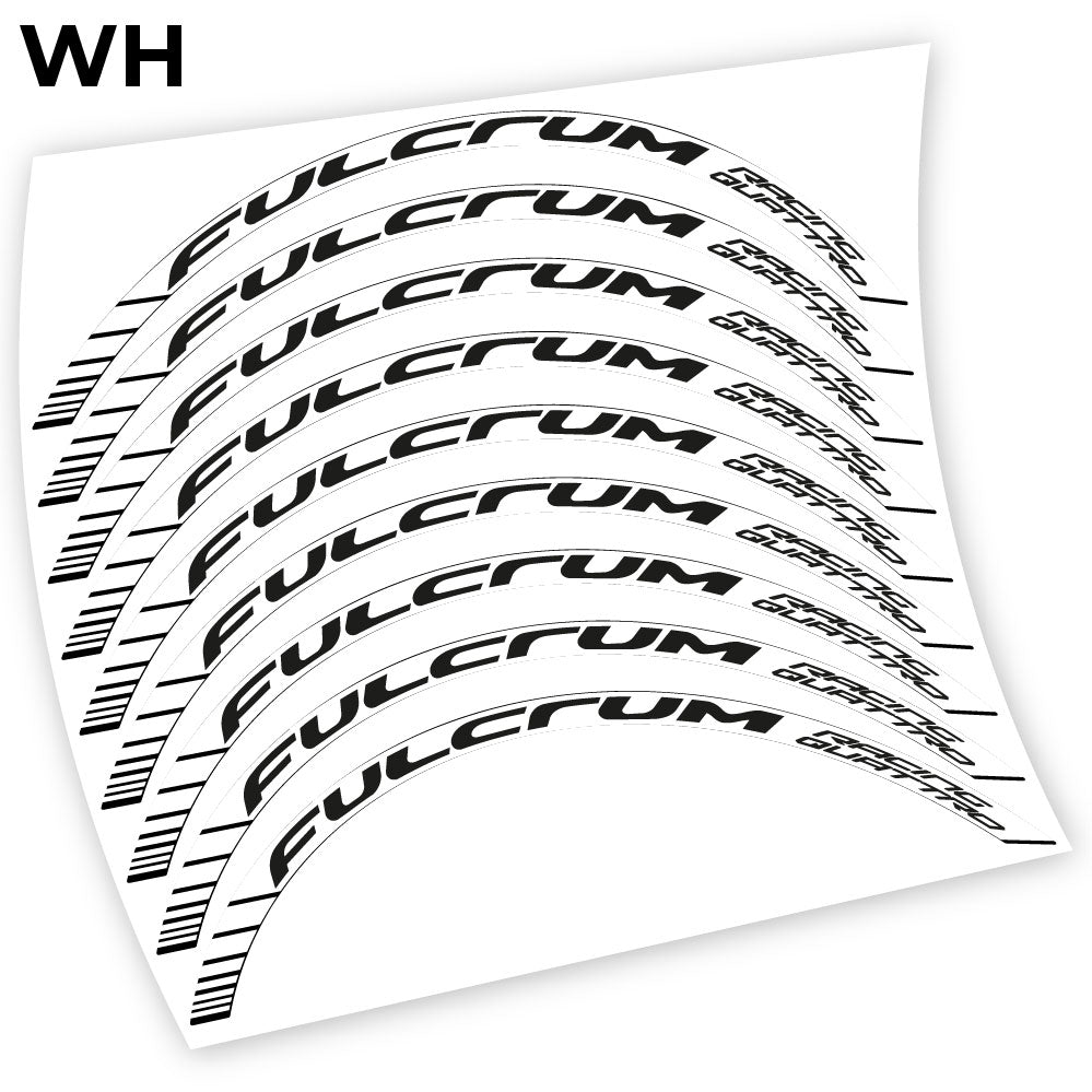 Stickers Fulcrum Racing Quattro, road compatibles Autocollants roues Route