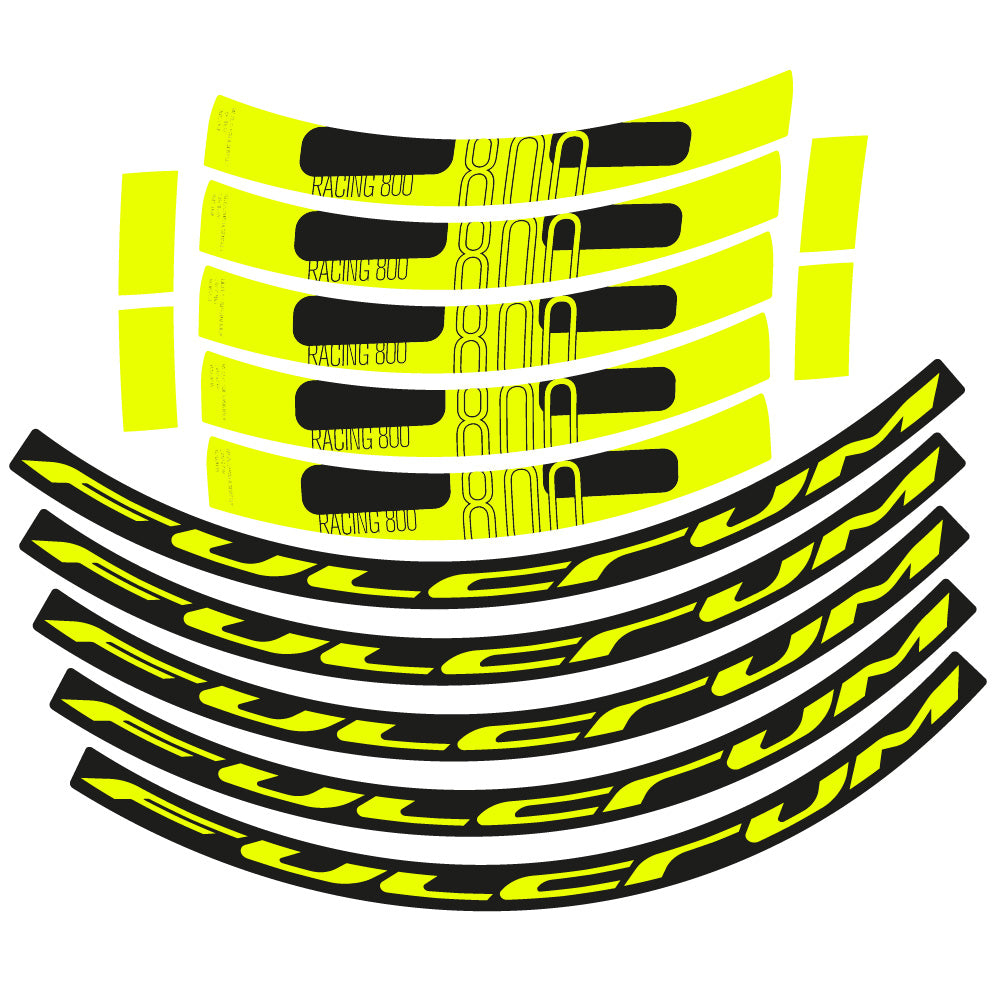 Stickers Fulcrum Racing 800 DB Disc compatibles - Autocollants roue vélo route